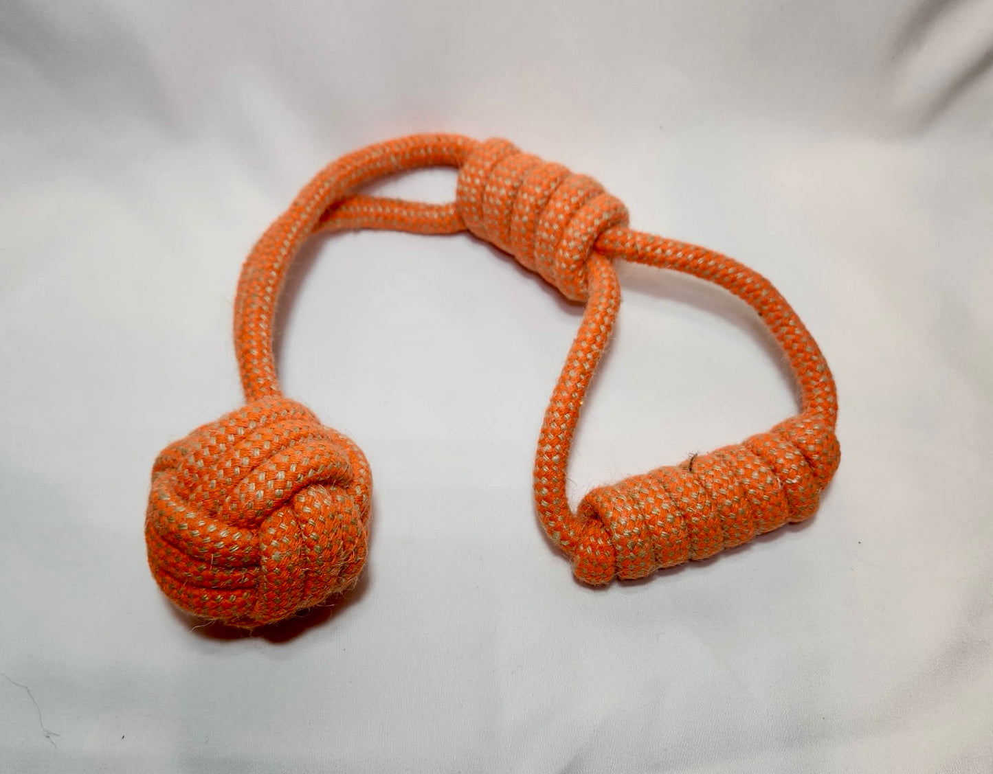 TugBud 100% Organic Hemp Tug and Fetch Toy