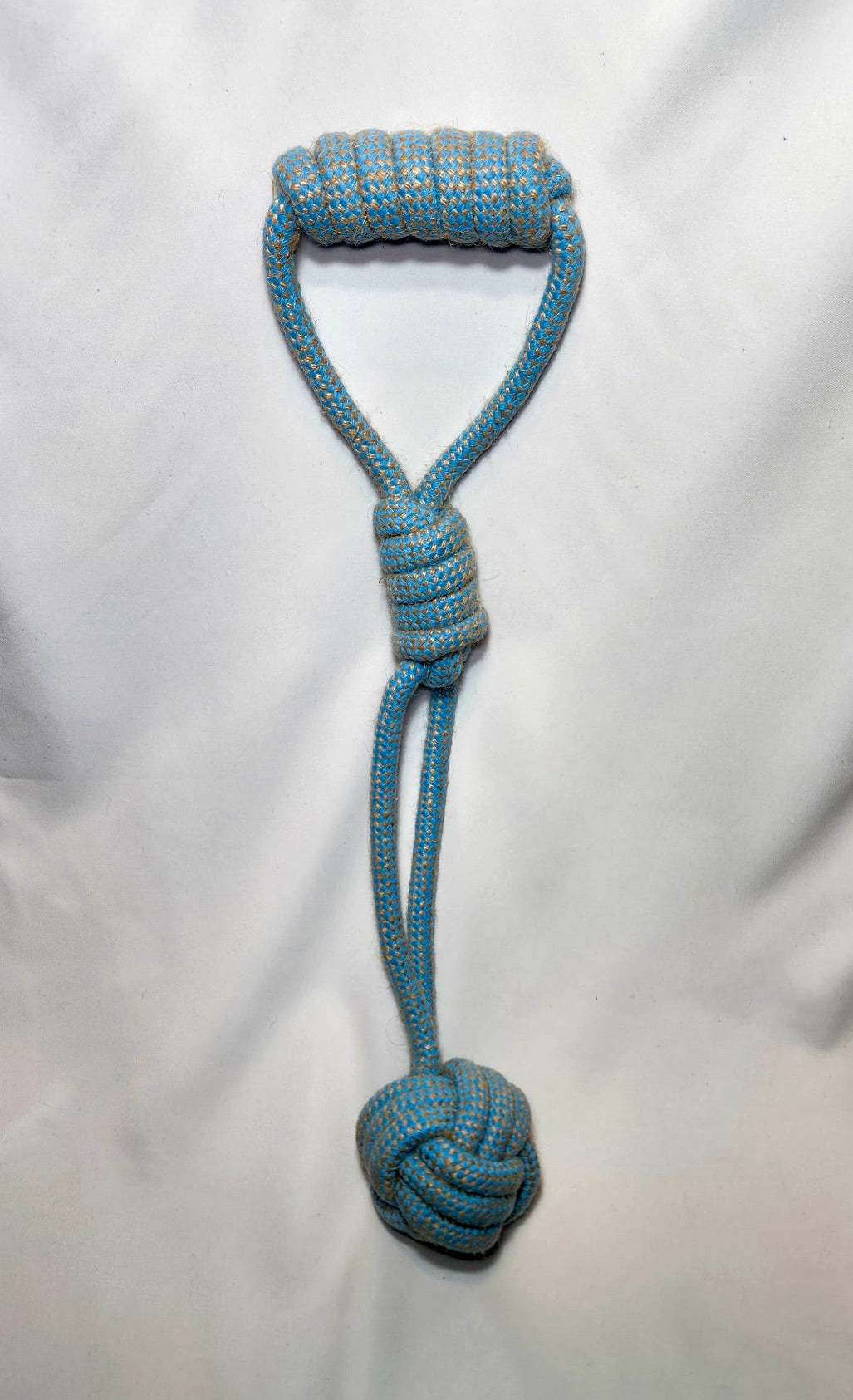 TugBud 100% Organic Hemp Tug and Fetch Toy