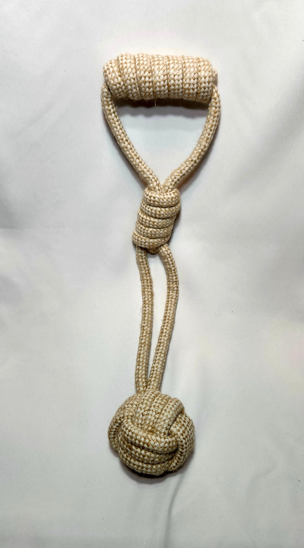 TugBud 100% Organic Hemp Tug and Fetch Toy